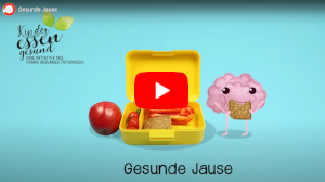 Screenshot des Videos "Gesunde Jause"