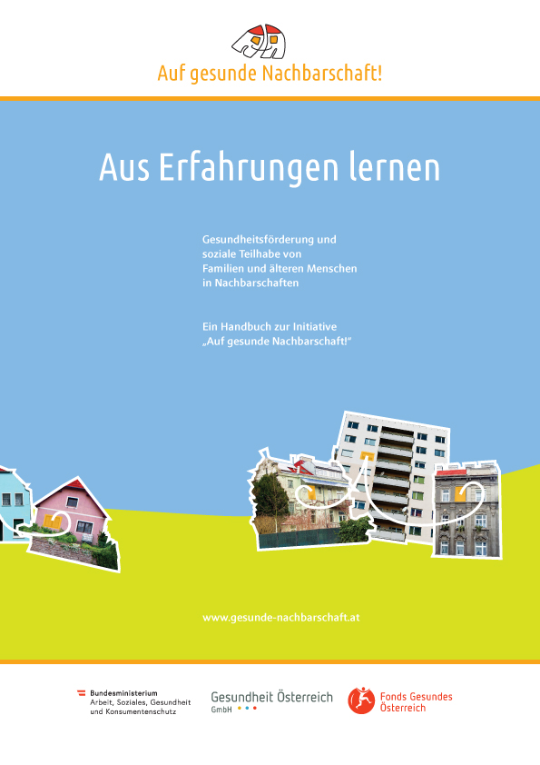 Titelblatt von Aus Erfahrungen lernen - Ein Handbuch zur Initiative "Auf gesunde Nachbarschaft!"
