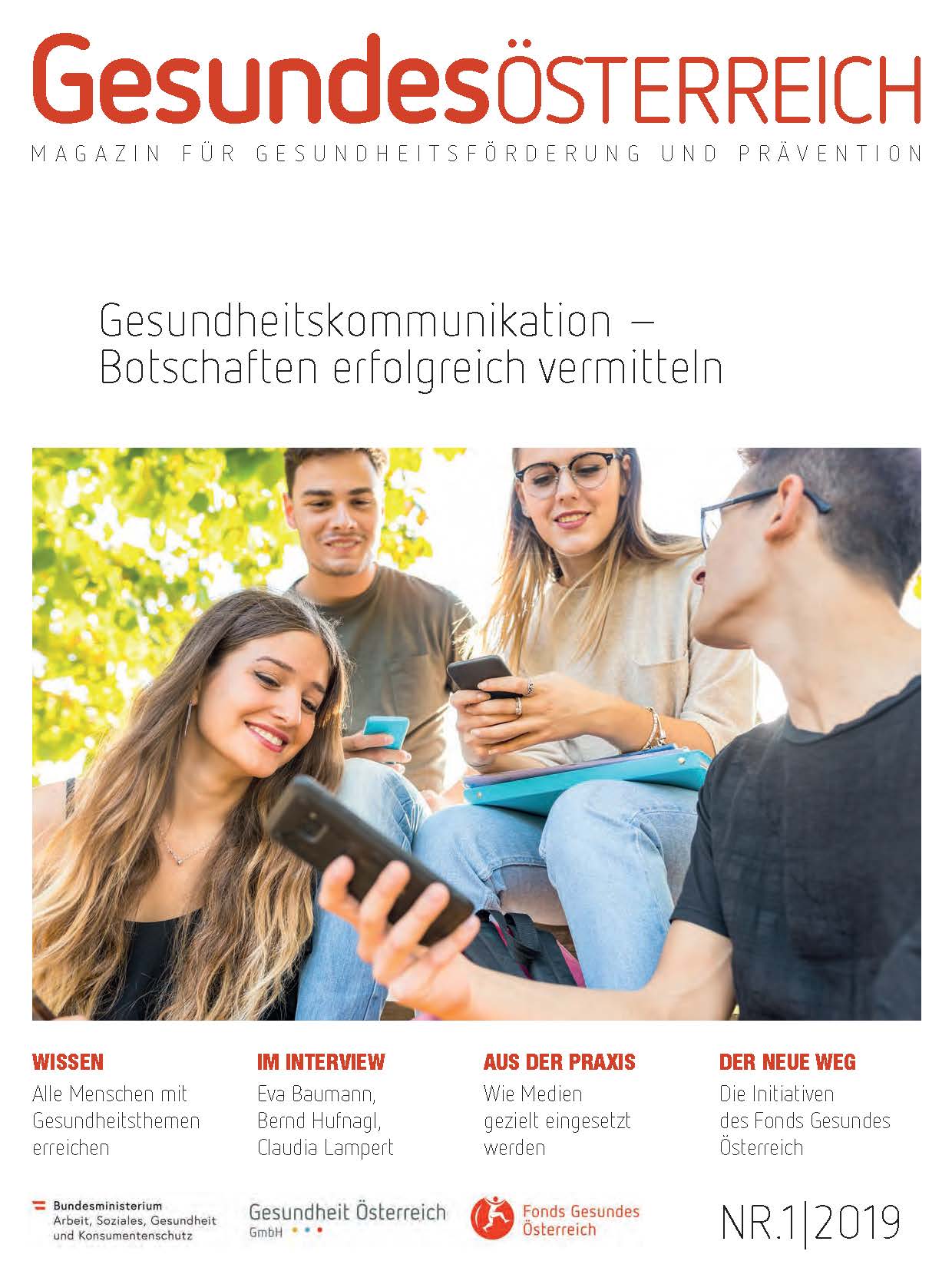 Titelseite Magazin "Gesundes Österreich"