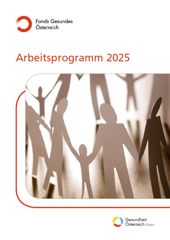 Titelblatt des Arbeitsprogramms 2025