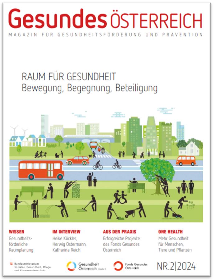 Titelblatt des Magazins "Gesundes Österreich" Ausgabe 2/2024