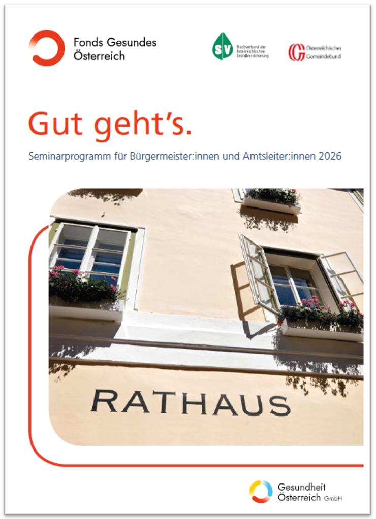 Titelblatt des GUT GEHT’S Seminarprogramms