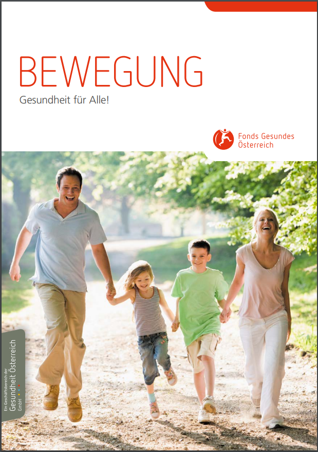 Titelblatt der Broschüre "Bewegung"