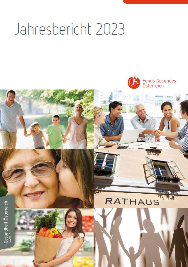Titelblatt des Jahresberichts 2023