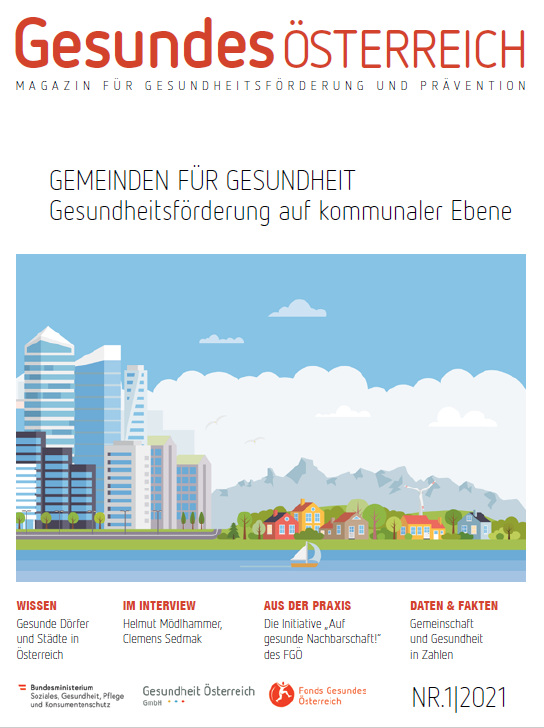 Titelblatt des Magazin Gesundes Österreich Ausgabe 1/2021