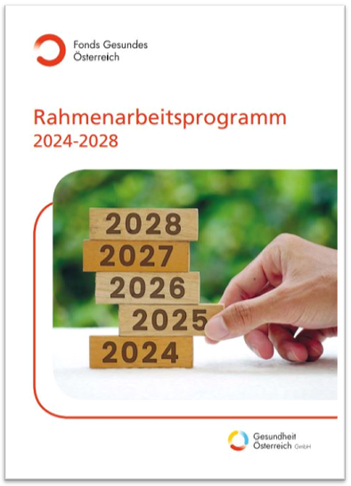Titelblatt des Rahmenarbeitsprogramms 2024-2028