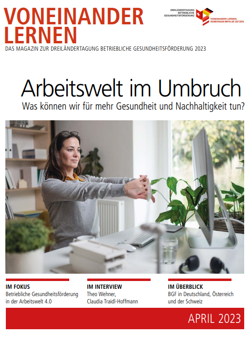 Titelblatt des Magazins "Voneinander lernen"