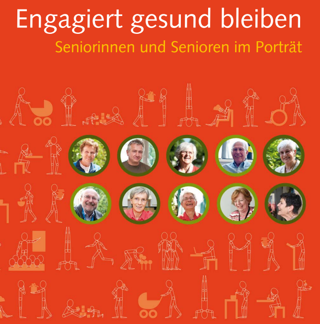 Titelblatt der Broschüre "Engagiert gesund bleiben"