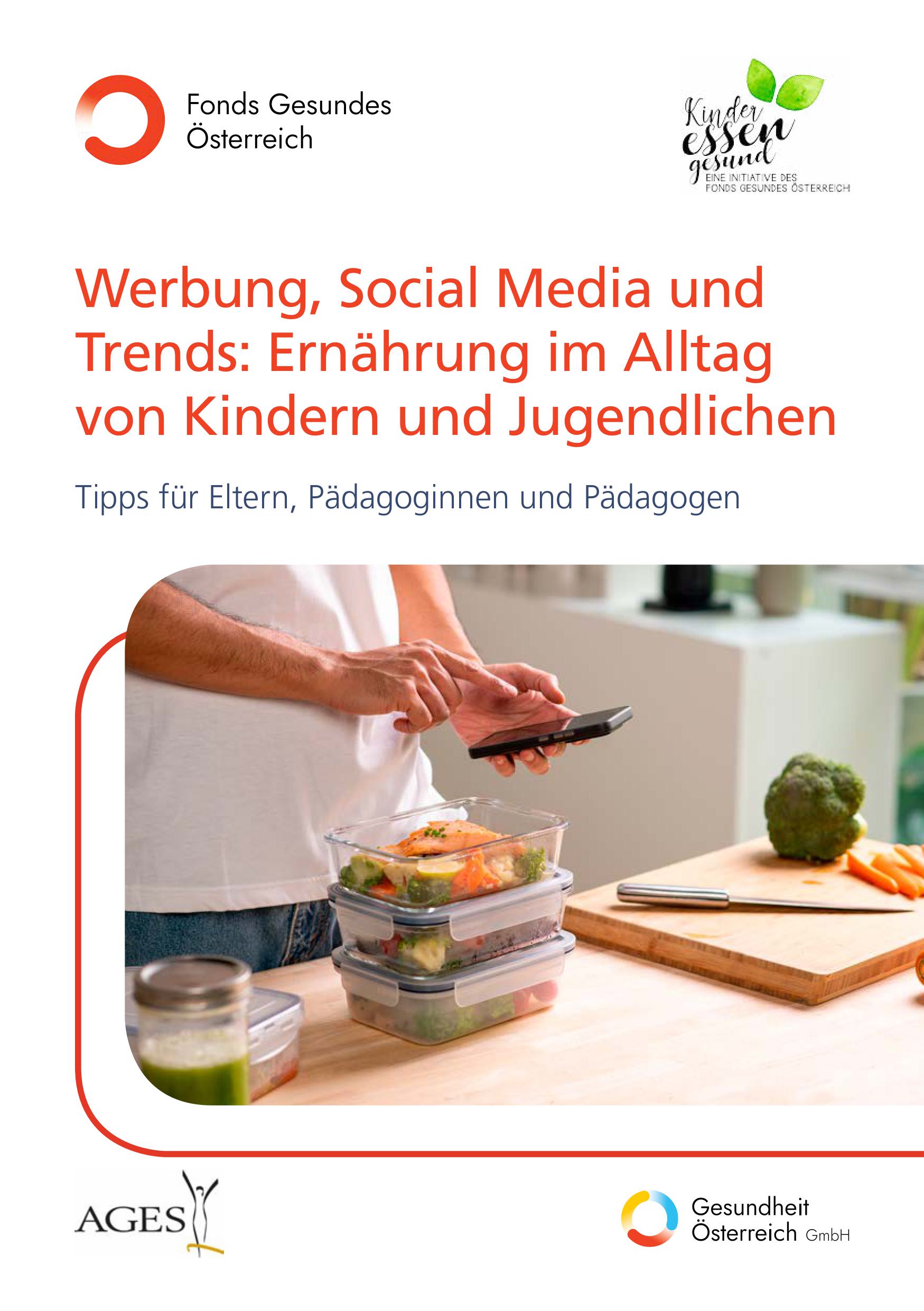 PDF-Datei Broschüre "Werbung, Social Media und Trends"