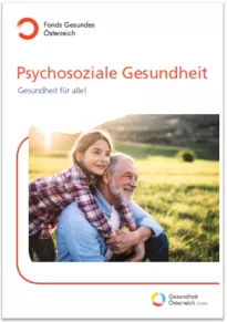 Titelblatt der Broschüre Psychosoziale Gesundheit