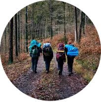 Personen, die wandern