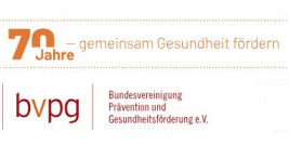 Logo und Text "70 Jahre gemeinsam Gesundheit fördern"