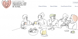 Screenshot der Webseite