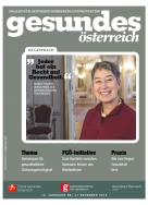 Titelblatt: Magazin Gesundes Österreich Ausgabe 4/2012 