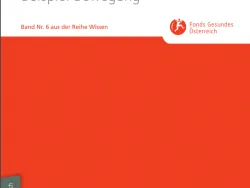 Titelblatt Gesundheitsförderungsorientierte Gesundheitsberichterstattung am Beispiel Bewegung