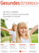 Titelblatt des Magazins Gesundes Österreich - Ausgabe 1/2002