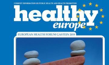 Ausschnitt der Titelseite des Magazins "healthy europe"