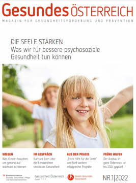 Titelblatt des Magazins Gesundes Österreich - Ausgabe 1/2022