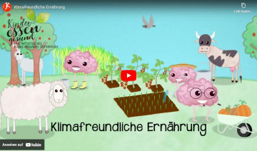 Screenshot des Videos "Klimafreundliche Ernährung"
