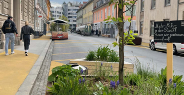 Verkehrsberuhigte Straße