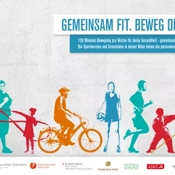 Sujet der Initiative 50 Tage Bewegung, © Fonds Gesundes Österreich Sujet der Initiative 50 Tage Bewegung