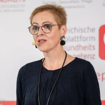 Christina Dietscher bei der Konferenzeröffnung