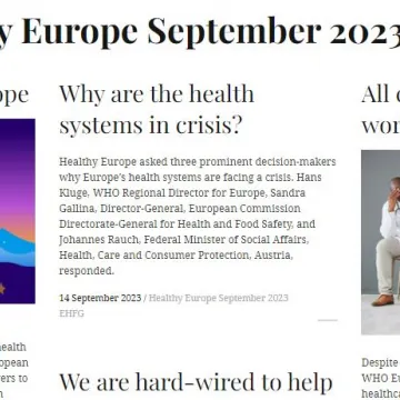 Screenshot der Webseite