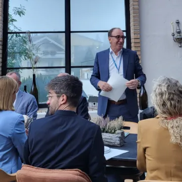 © Gerlinde Rohrauer/Gesundheit Österreich GmbH Johannes Rauch beim Ministerfrühstück