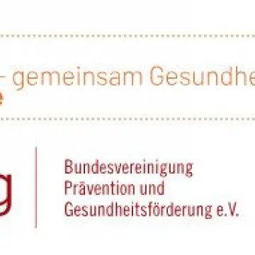 Logo und Text "70 Jahre gemeinsam Gesundheit fördern"