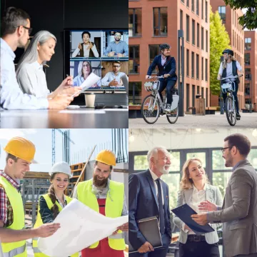 Menschen am Arbeitsplatz