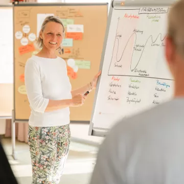 Vortragende in einem Seminar