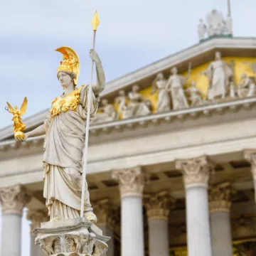 Das Parlament in Österreich