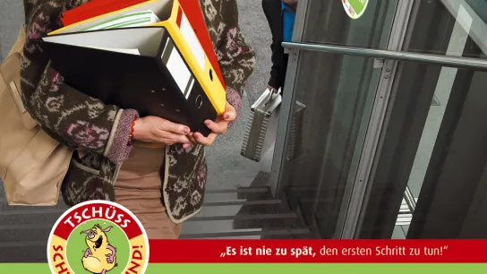 Kampagnensujet "Treppe statt Lift"