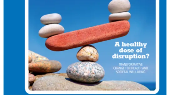 Titelblatt des Magazins healthy europe