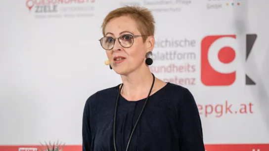 Christina Dietscher bei der Konferenzeröffnung