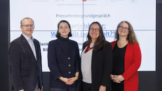 Gruppenbild Klaus Ropin, Vera Gallistl, Ulla Kriebernegg, Yvonne Giedenbacher