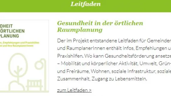 Screenshot der Webseite