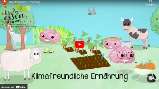 Screenshot des Videos "Klimafreundliche Ernährung"