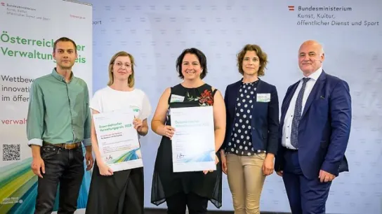 Foto der Preisverleihung