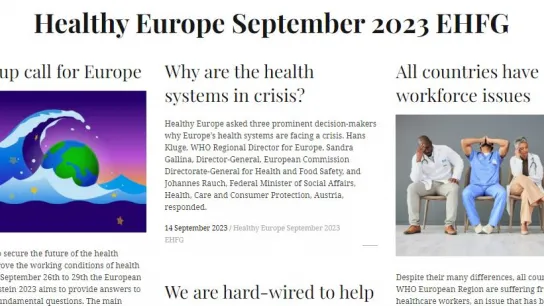 Screenshot der Webseite