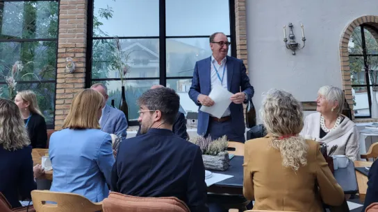 Johannes Rauch beim Ministerfrühstück