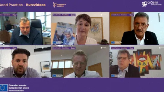 Screenshot der Webseite