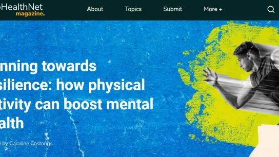 Screenshot der Webseite