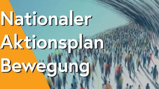 Ausschnitt des Titelblatt mit dem Text: Nationaler Aktionsplan Bewegung