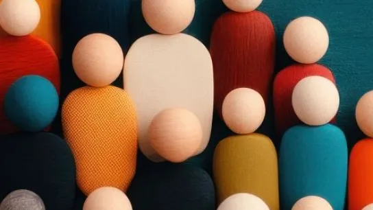 Eine abstrakte Gruppe von Personen