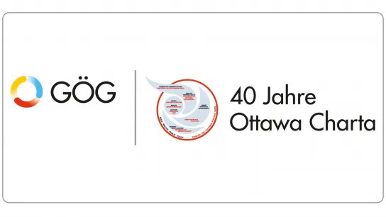 Logo zusammengesetzt aus dem GÖG-Logo und dem Logo der Ottawa Charta